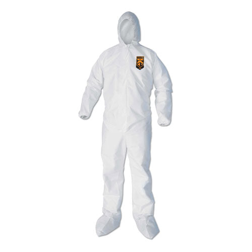 KleenGuard™ A40 Elastic-cuff, Ankle, Hood And Boot Coveralls, 3x-large, White, 25-carton freeshipping - TVN Wholesale