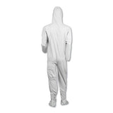 KleenGuard™ A40 Elastic-cuff, Ankle, Hood And Boot Coveralls, 3x-large, White, 25-carton freeshipping - TVN Wholesale
