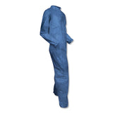 KleenGuard™ A60 Elastic-cuff, Ankle And Back Coveralls, Large, Blue, 24-carton freeshipping - TVN Wholesale