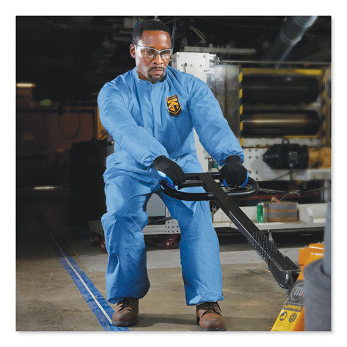 KleenGuard™ A60 Elastic-cuff, Ankle And Back Coveralls, Large, Blue, 24-carton freeshipping - TVN Wholesale