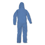 KleenGuard™ A60 Elastic-cuff, Ankles And Back Hooded Coveralls, 2x-large, Blue, 24-carton freeshipping - TVN Wholesale