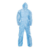 KleenGuard™ A65 Zipper Front Flame-resistant Hooded Coveralls, Elastic Wrist And Ankles, 2x-large, Blue, 25-carton freeshipping - TVN Wholesale