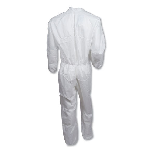 KleenGuard™ A30 Elastic-back Coveralls, White, X-large, 25-carton freeshipping - TVN Wholesale