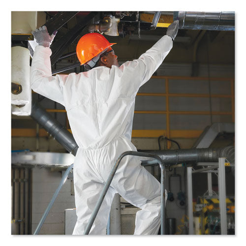 KleenGuard™ A30 Elastic-back And Cuff Coveralls, Large, White, 25-carton freeshipping - TVN Wholesale