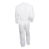 KleenGuard™ A30 Elastic-back And Cuff Coveralls, Large, White, 25-carton freeshipping - TVN Wholesale