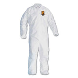 KleenGuard™ A30 Elastic-back And Cuff Coveralls, Large, White, 25-carton freeshipping - TVN Wholesale
