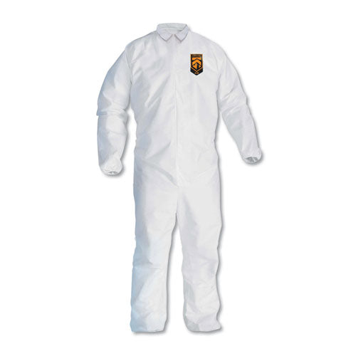 KleenGuard™ A30 Elastic-back And Cuff Coveralls, 2x-large, White, 25-carton freeshipping - TVN Wholesale