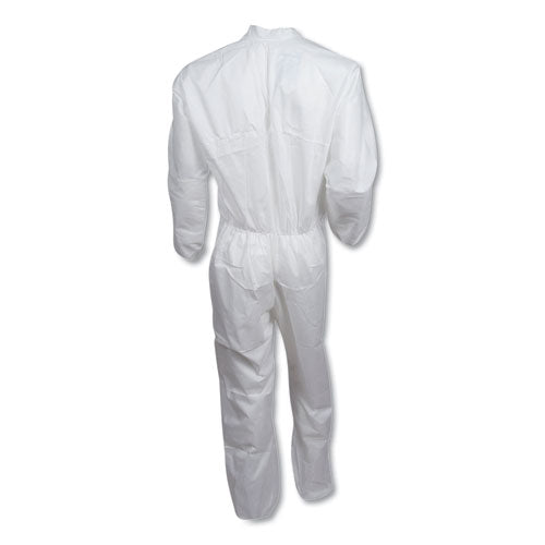 KleenGuard™ A30 Elastic-back And Cuff Coveralls, 2x-large, White, 25-carton freeshipping - TVN Wholesale