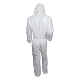 KleenGuard™ A30 Elastic Back And Cuff Hooded Coveralls, Medium, White, 25-carton freeshipping - TVN Wholesale
