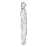 KleenGuard™ A30 Elastic-back And Cuff Hooded Coveralls, 2x-large, White, 25-carton freeshipping - TVN Wholesale