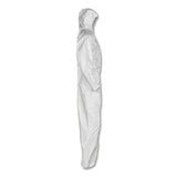 KleenGuard™ A30 Elastic-back And Cuff Hooded Coveralls, 4x-large, White, 25-carton freeshipping - TVN Wholesale