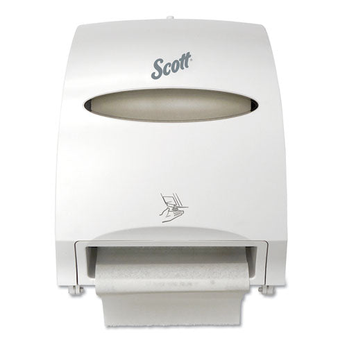 Scott® Essential Electronic Hard Roll Towel Dispenser, 12.7 X 9.57 X 15.76, White freeshipping - TVN Wholesale