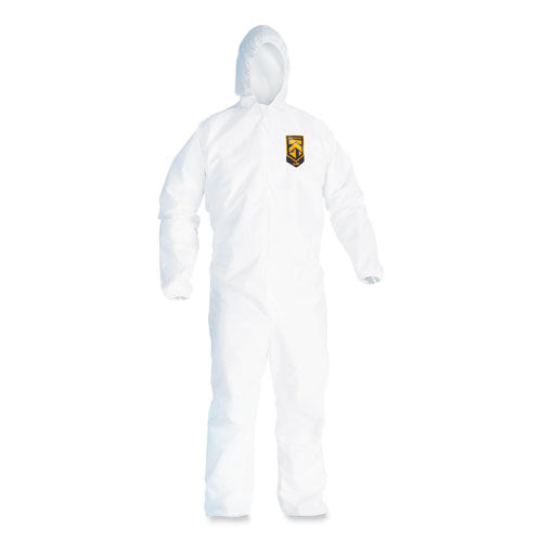 KleenGuard™ A20 Breathable Particle Protection Coveralls, Elastic Back, Hood, Medium, White, 24-carton freeshipping - TVN Wholesale