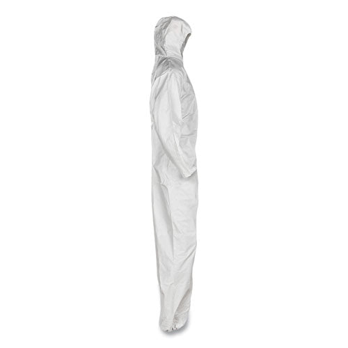 KleenGuard™ A20 Breathable Particle Protection Coveralls, Elastic Back, Hood, Medium, White, 24-carton freeshipping - TVN Wholesale