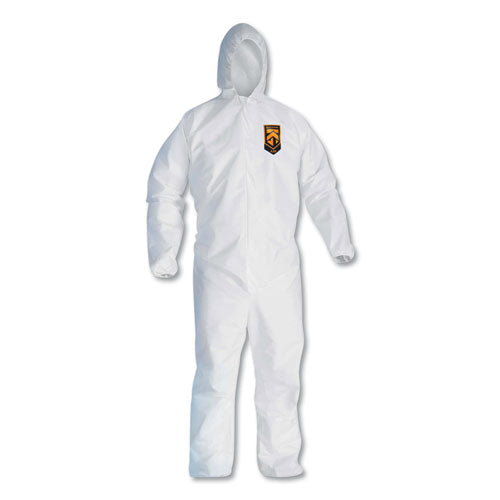 KleenGuard™ A20 Elastic Back, Cuff And Ankles Hooded Coveralls, 4x-large, White, 20-carton freeshipping - TVN Wholesale