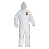 KleenGuard™ A20 Elastic Back, Cuff And Ankles Hooded Coveralls, 4x-large, White, 20-carton freeshipping - TVN Wholesale
