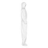 KleenGuard™ A20 Breathable Particle Protection Coveralls, Elastic Back, Hood And Boots, Large, White, 24-carton freeshipping - TVN Wholesale