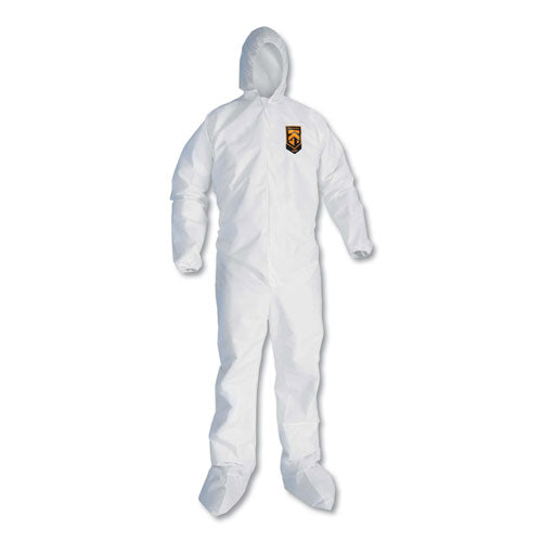 KleenGuard™ A20 Elastic Back And Ankle Hood And Boot Coveralls, 2x-large, White, 24-carton freeshipping - TVN Wholesale