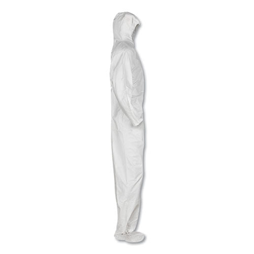 KleenGuard™ A20 Elastic Back And Ankle Hood And Boot Coveralls, 2x-large, White, 24-carton freeshipping - TVN Wholesale