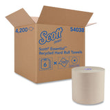 Scott® Essential 100% Recycled Fiber Hard Roll Towel, 1.75" Core, Brown, 8" X 700 Ft, 6-carton freeshipping - TVN Wholesale