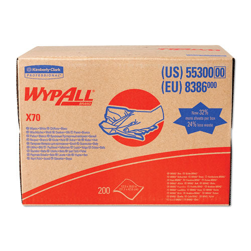 WypAll® X70 Cloths, 16.8" X 12 1-2", 200-carton freeshipping - TVN Wholesale