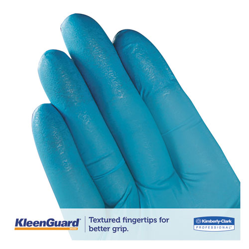 KleenGuard™ G10 Nitrile Gloves, Powder-free, Blue, 242mm Length, Large, 100-box, 10 Boxes-ct freeshipping - TVN Wholesale