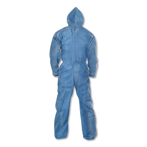 KleenGuard™ A20 Elastic Back Wrist-ankle Hooded Coveralls, Large, Blue, 24-carton freeshipping - TVN Wholesale