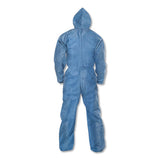 KleenGuard™ A20 Elastic Back Wrist-ankle Hooded Coveralls, Large, Blue, 24-carton freeshipping - TVN Wholesale