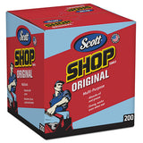 Scott® Shop Towels, Pop-up Box, Blue, 10 X 12, 200-box, 8 Boxes-carton freeshipping - TVN Wholesale