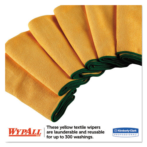 WypAll® Microfiber Cloths, Reusable, 15 3-4 X 15 3-4, Yellow, 24-carton freeshipping - TVN Wholesale