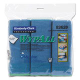 WypAll® Microfiber Cloths, Reusable, 15 3-4 X 15 3-4, Blue, 6-pack freeshipping - TVN Wholesale