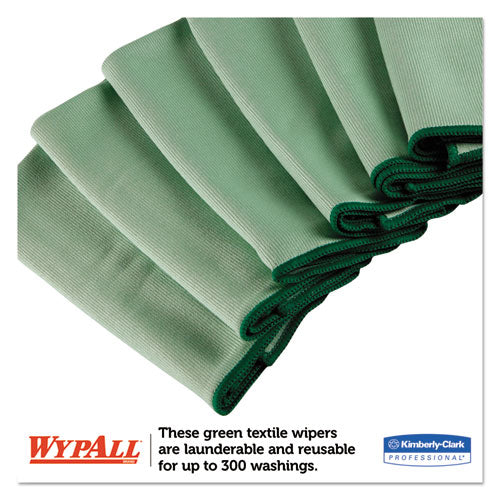 WypAll® Microfiber Cloths, Reusable, 15 3-4 X 15 3-4, Green, 6-pack freeshipping - TVN Wholesale