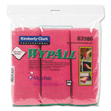 WypAll® Microfiber Cloths, Reusable, 15 3-4 X 15 3-4, Red, 6-pk, 4 Pk-ct freeshipping - TVN Wholesale