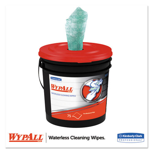 WypAll® Waterless Hand Wipes, Cloth, 9 X 12, 75-bucket, 6 Buckets-carton freeshipping - TVN Wholesale