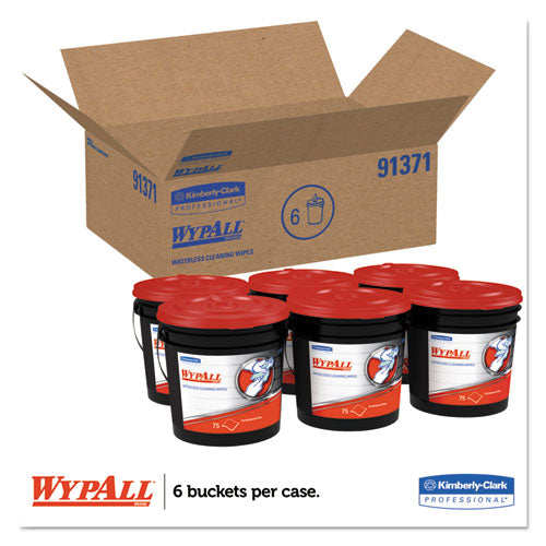 WypAll® Waterless Hand Wipes, Cloth, 9 X 12, 75-bucket, 6 Buckets-carton freeshipping - TVN Wholesale