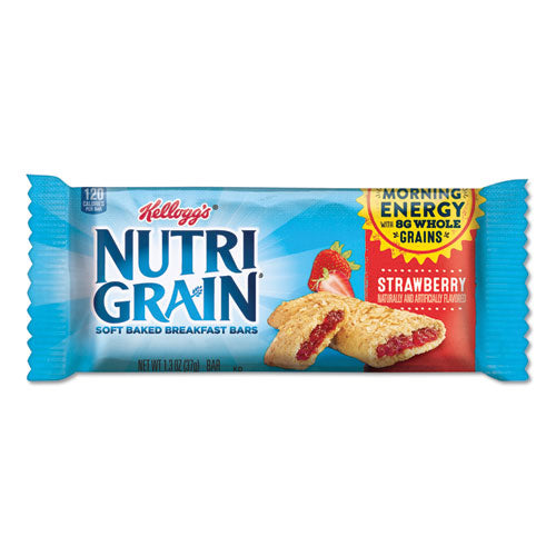 Kellogg's® Nutri-grain Soft Baked Breakfast Bars, Asstd: Apple, Blueberry, Strawberry, 1.3 Oz Bar, 48-carton freeshipping - TVN Wholesale