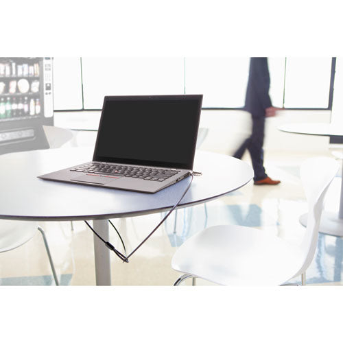 Kensington® Clicksafe 2.0 Keyed Laptop Lock, 6ft Steel Cable, Silver, Two Keys freeshipping - TVN Wholesale