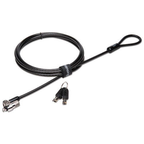 Kensington® Microsaver 2.0 Keyed Laptop Lock, 6ft Steel Cable, Silver, Two Keys freeshipping - TVN Wholesale