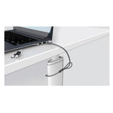 Kensington® Microsaver 2.0 Keyed Laptop Lock, 6ft Steel Cable, Silver, Two Keys freeshipping - TVN Wholesale