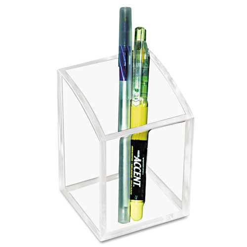 Kantek Acrylic Pencil Cup, 2 3-4 X 2 3-4 X 4, Clear freeshipping - TVN Wholesale