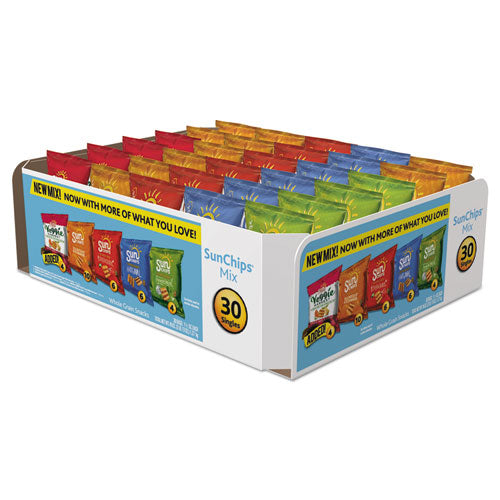 SunChips® Variety Mix, Assorted Flavors, 1.5 Oz Bags, 30 Bags-box freeshipping - TVN Wholesale