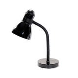 Ledu® Advanced Style Incandescent Gooseneck Desk Lamp, 6"w X 6"d X 18"h, Black freeshipping - TVN Wholesale