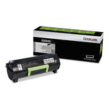 Lexmark™ 50f0h0g Unison High-yield Toner, 5,000 Page-yield, Black freeshipping - TVN Wholesale