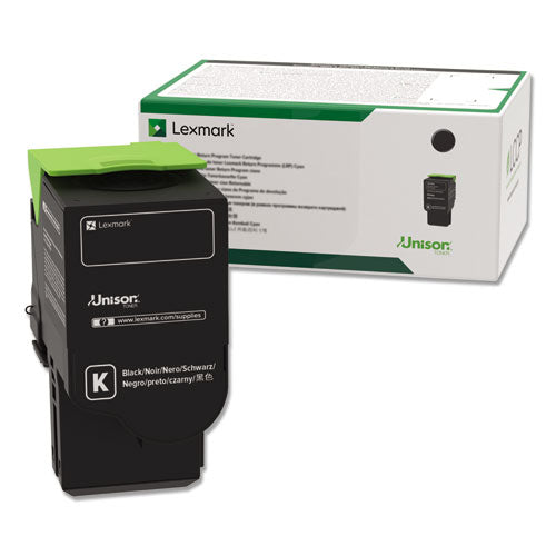 Lexmark™ 78c1uk0 Return Program Toner, 10,500 Page-yield, Black freeshipping - TVN Wholesale