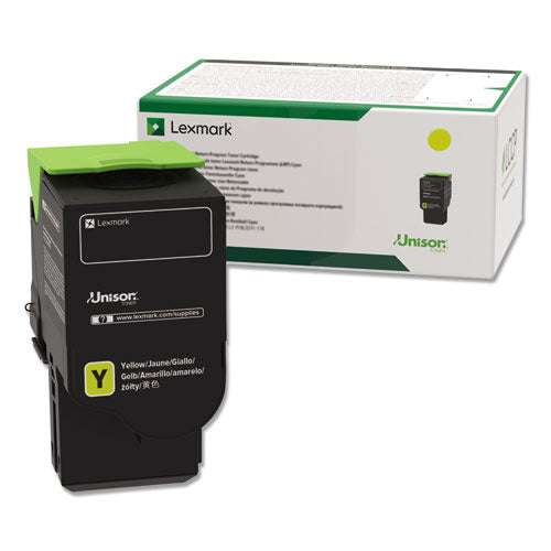 Lexmark™ 78c1uy0 Return Program Toner, 7,000 Page-yield, Yellow freeshipping - TVN Wholesale