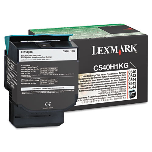 Lexmark™ C540h1yg Return Program High-yield Toner, 2,000 Page-yield, Yellow freeshipping - TVN Wholesale