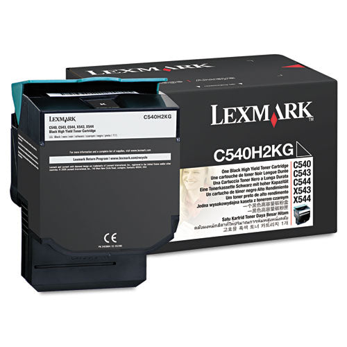 Lexmark™ C540h2kg High-yield Toner, 2,500 Page-yield, Black freeshipping - TVN Wholesale