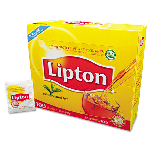 Lipton® Tea Bags, Black, 100-box freeshipping - TVN Wholesale