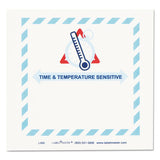 LabelMaster® Shipping And Handling Self-adhesive Labels, Time And Temperature Sensitive, 5.5 X 5, Blue-gray-red-white, 500-roll freeshipping - TVN Wholesale