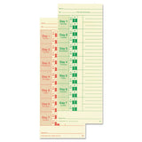 Lathem® Time Time Clock Cards For All Standard Side-print Time Clocks, Two Sides, 3.5 X 9, 100-pack freeshipping - TVN Wholesale
